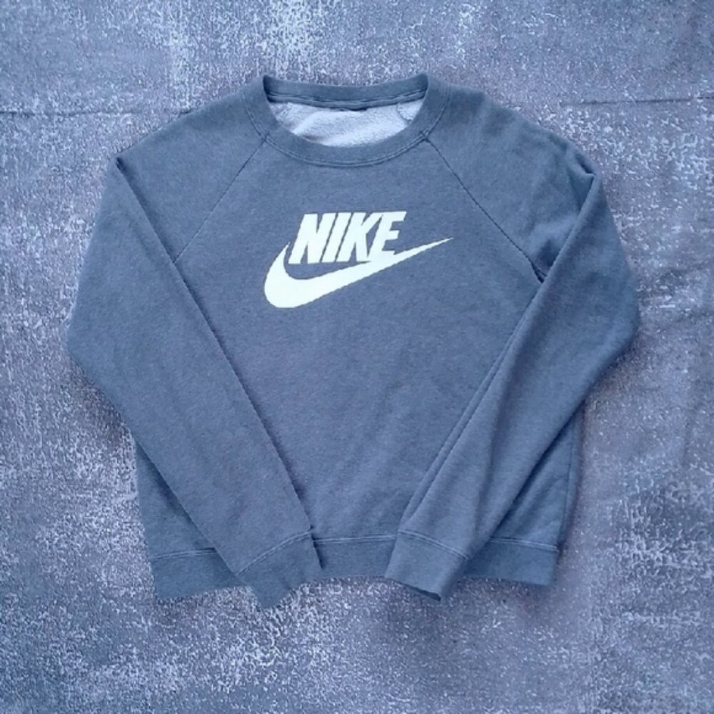 Nike Women's Charcoal Crew Neck Sweater
